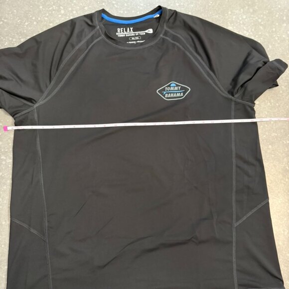 Tommy Bahama Black Relax Short-Sleeve Rash Guard- Size XL - Picture 8 of 9
